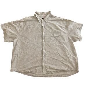 Vintage Route 66 Men's Button Down Short Sleeve Shirt 4X Y2K Front Pocket Comfy